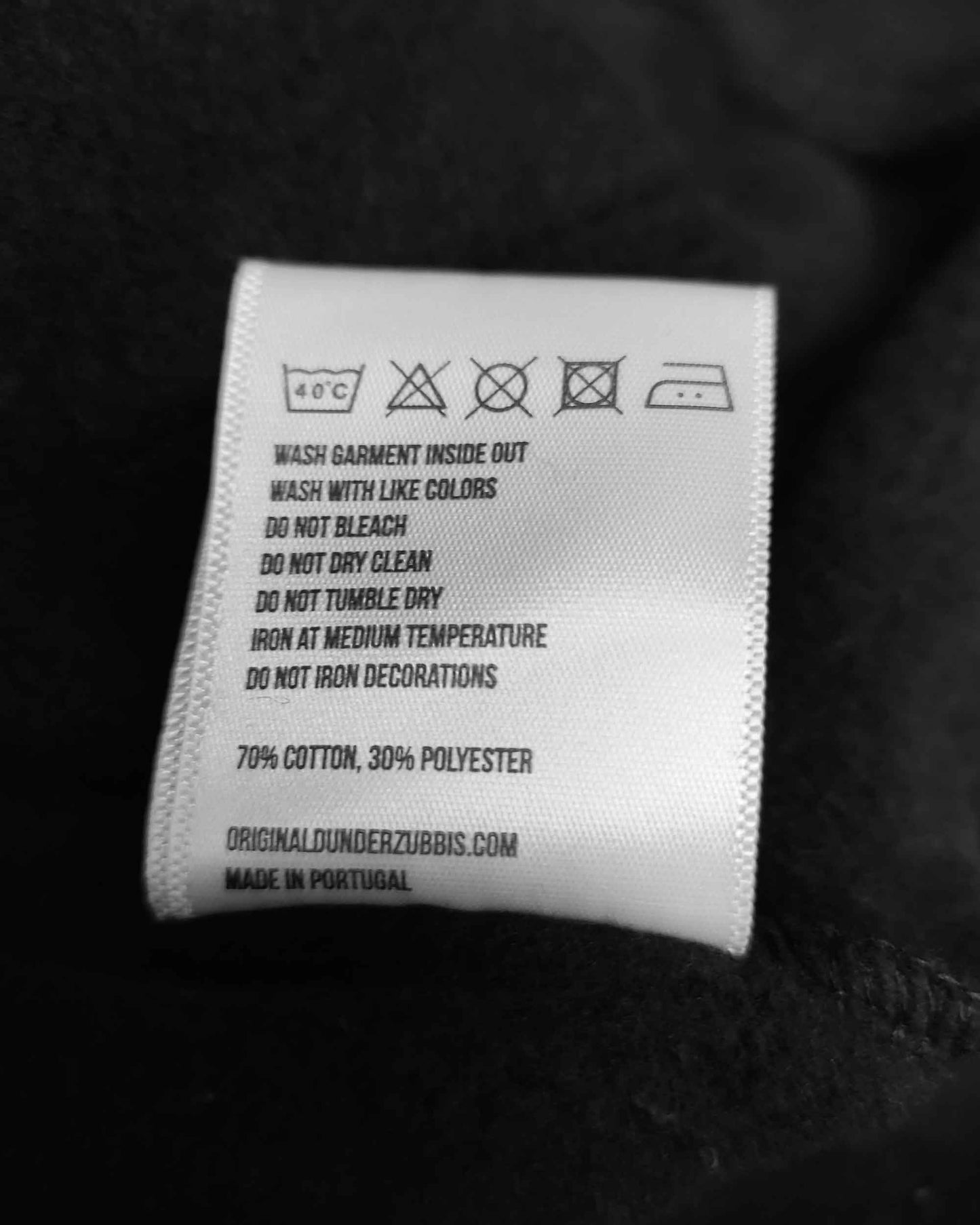 ODZ Logo Hoodie Svart