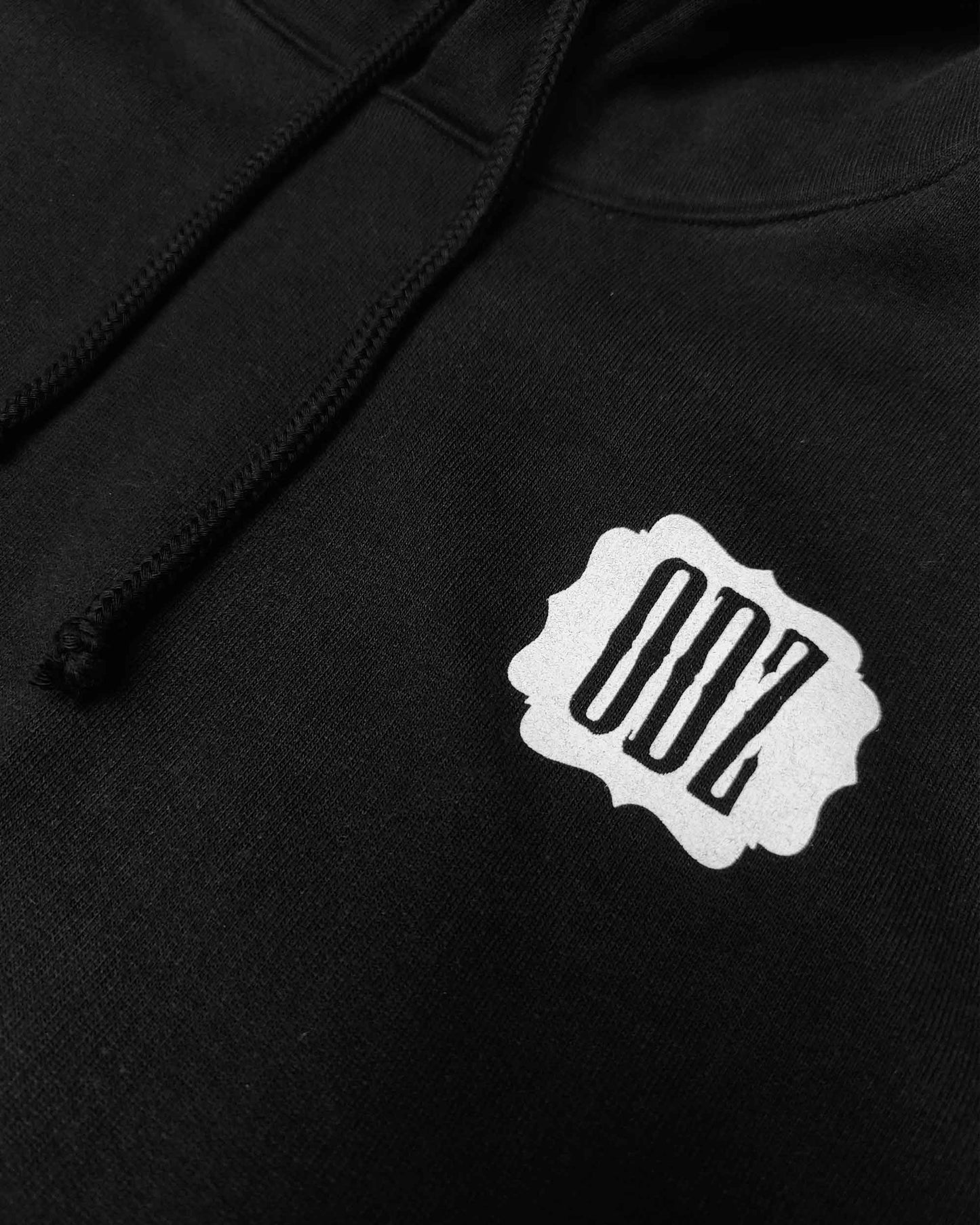 ODZ Logo Hoodie Svart