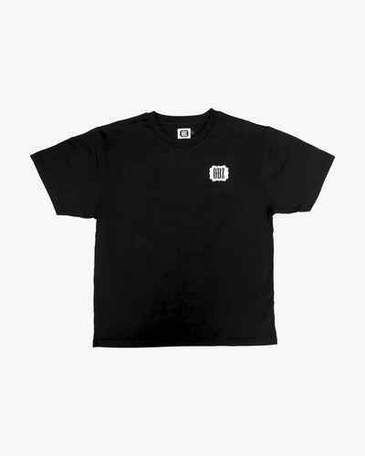 Odz-logotyp Korterrmad T-shirt svart