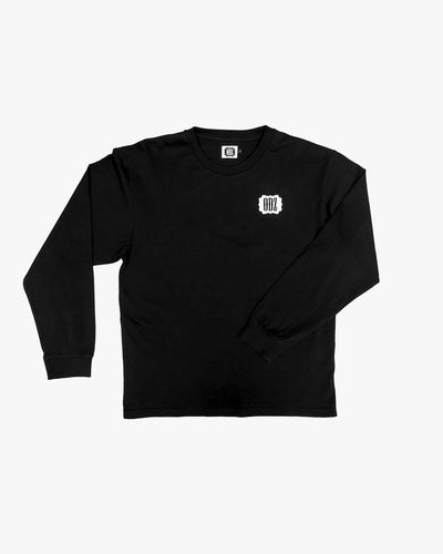 Odz logotyp lålgärmad t-shirt svart